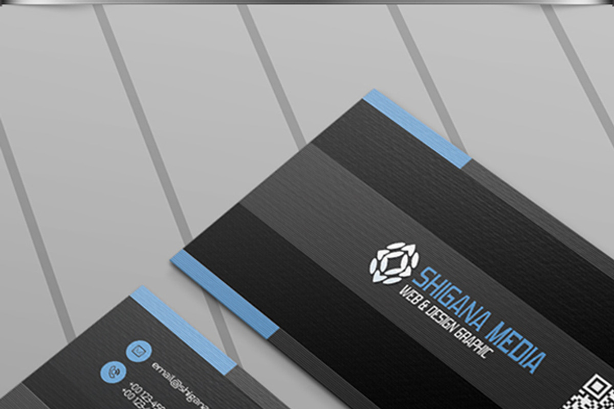 Simple Clean Corporate Business Card, a Business Card Template by Canallus