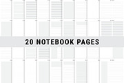 2024 Monday & Sunday Starts planner, a Stationery Template by MNT-Creator (Thumbnail 7 of 10)