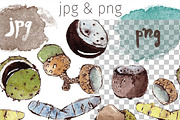 Seeds & Nuts Patterns, a Pattern Graphic by Mazheika Store (Thumbnail 6 of 8)