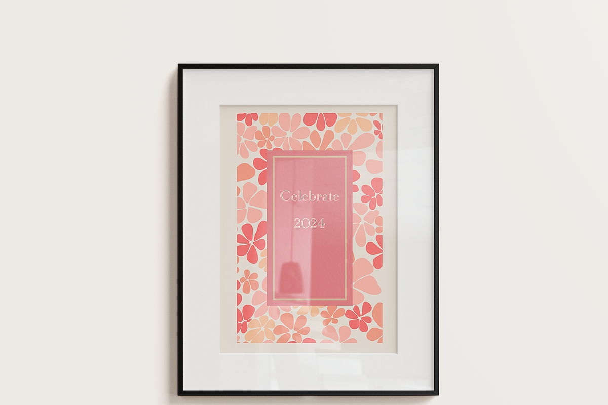 Peach pantone inspiration patterns, a Pattern Graphic by Daria Balaeva (Photo 8 of 8)