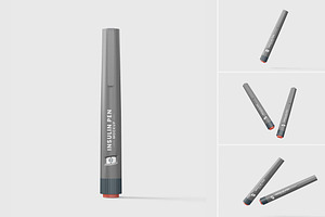 Insulin Pen Mockup Set, a Mockup by tiyasprabawa