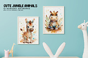 Cute Jungle Animals, a Decorative Illustration by Digital Art Creations (Thumbnail 6 of 6)