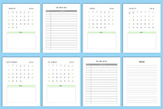 2024-2027 4 year Monthly Planner, a Stationery Template by Designmela01 (Thumbnail 6 of 9)