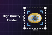 3D Cyber Security Icon Pack, an Object Graphic by Artnivora.Std (Thumbnail 2 of 4)