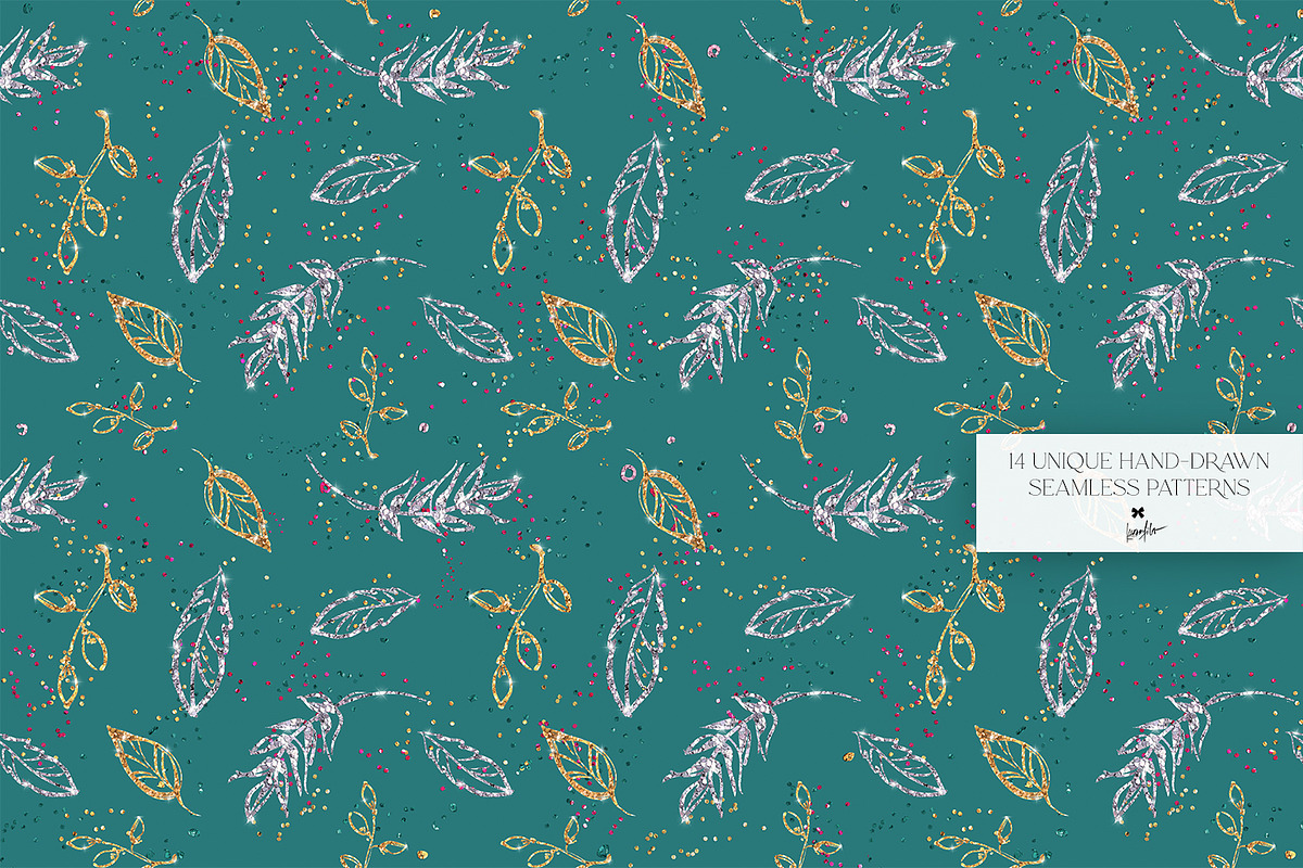 Valentine Doodles Seamless Patterns, a Pattern Graphic by KaramfilaS (Photo 6 of 18)
