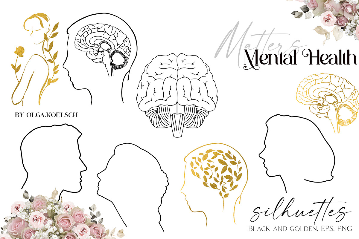 Mental Health Collage creator, a Healthcare Illustration by Olga Koelsch (Photo 13 of 14)