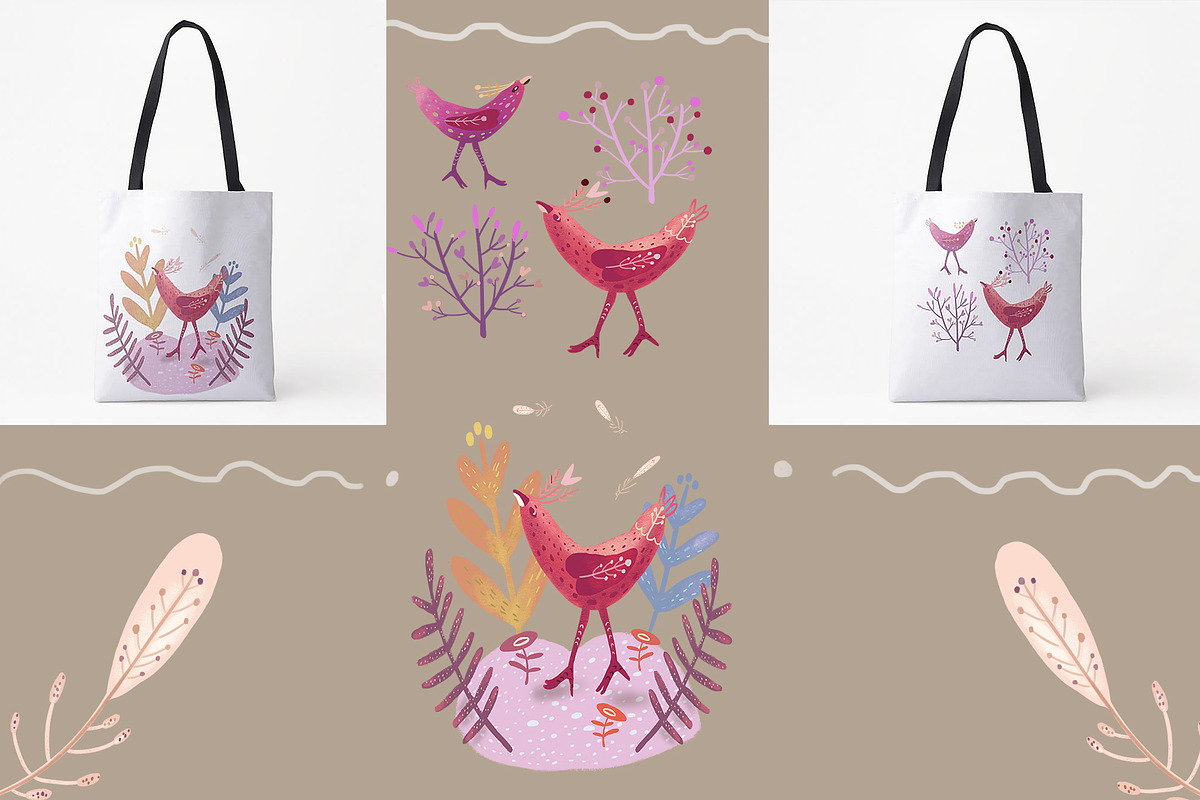 Enchanted Forest Clipart Set, an Illustration by FaliushViktoriaArtist (Photo 8 of 10)