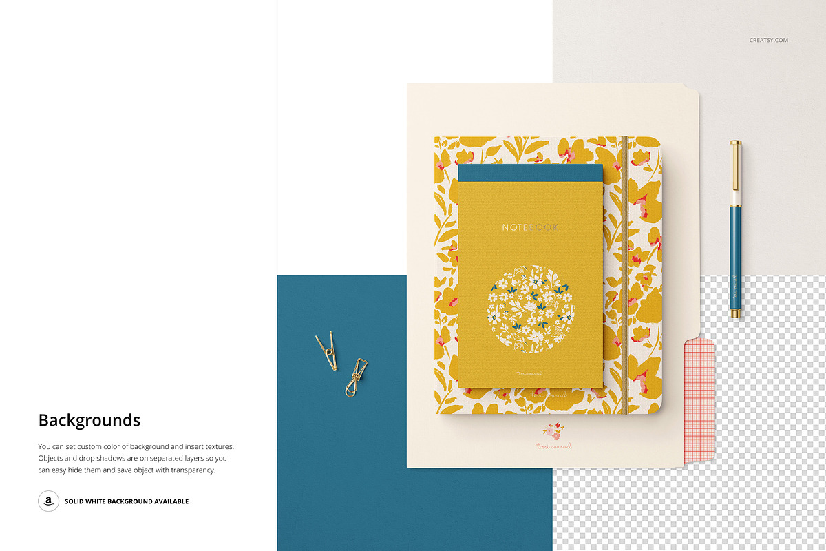 Stationery Set Mockup Bundle, a Books & Magazine Mockup by creatsy5 (Photo 14 of 16)