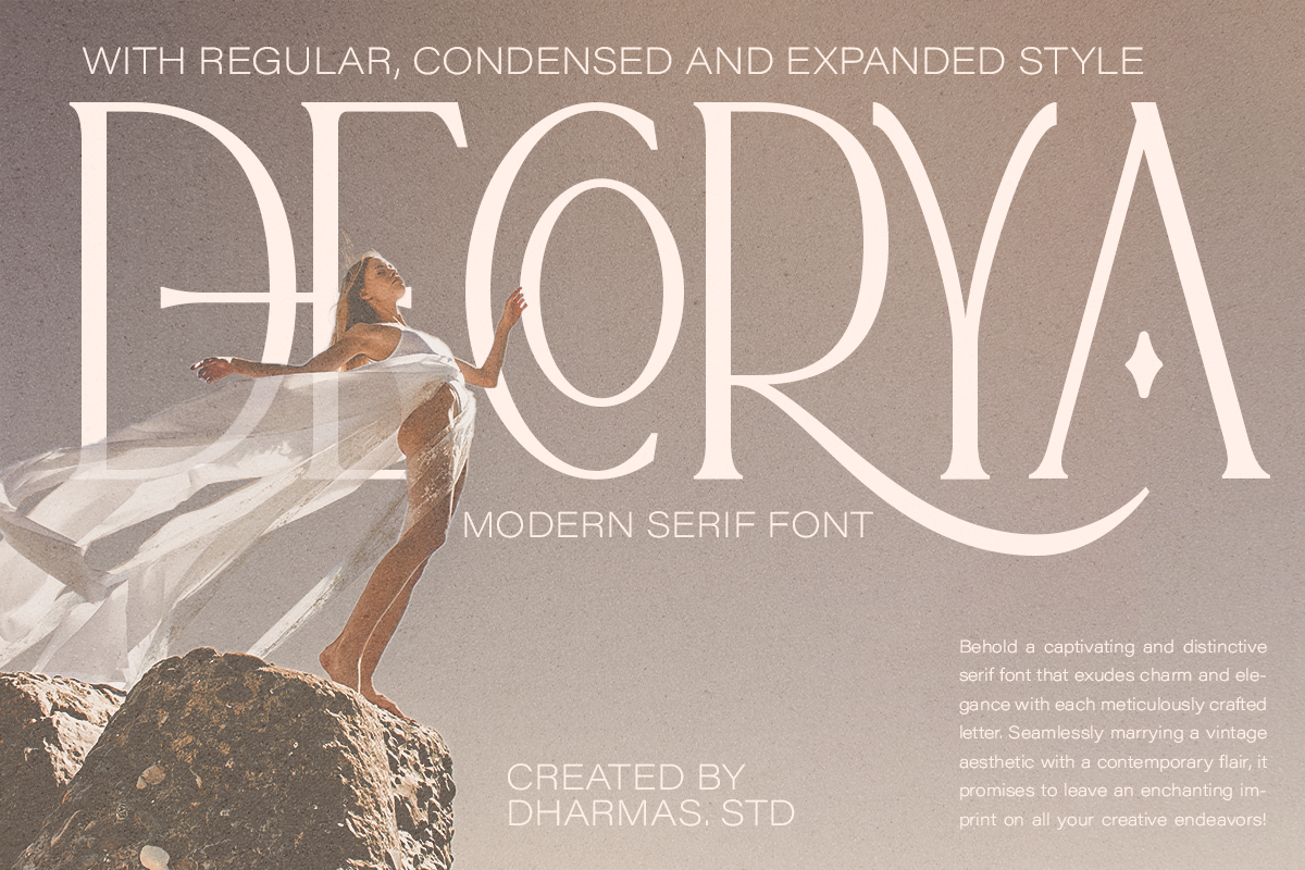 Decorya - 3 Font Modern by Dharmas Studio | Creative Market