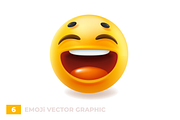 3d Happy Emoji | Vector Set, an Object Graphic by wowomnom (Thumbnail 4 of 4)