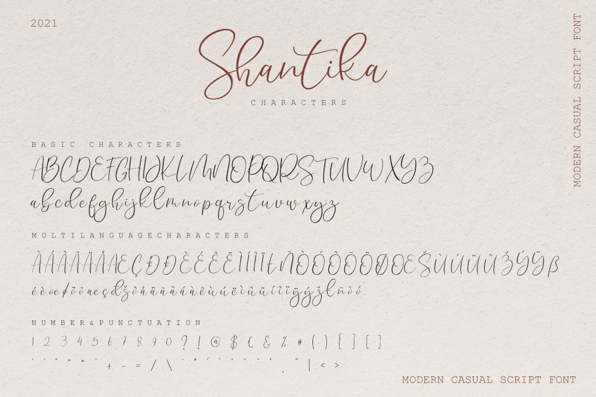 Shantika, a Script Font by Hustletter (Photo 8 of 8)