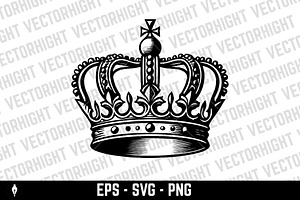 Illustration of king crown, an Object Illustration by Vectorhight