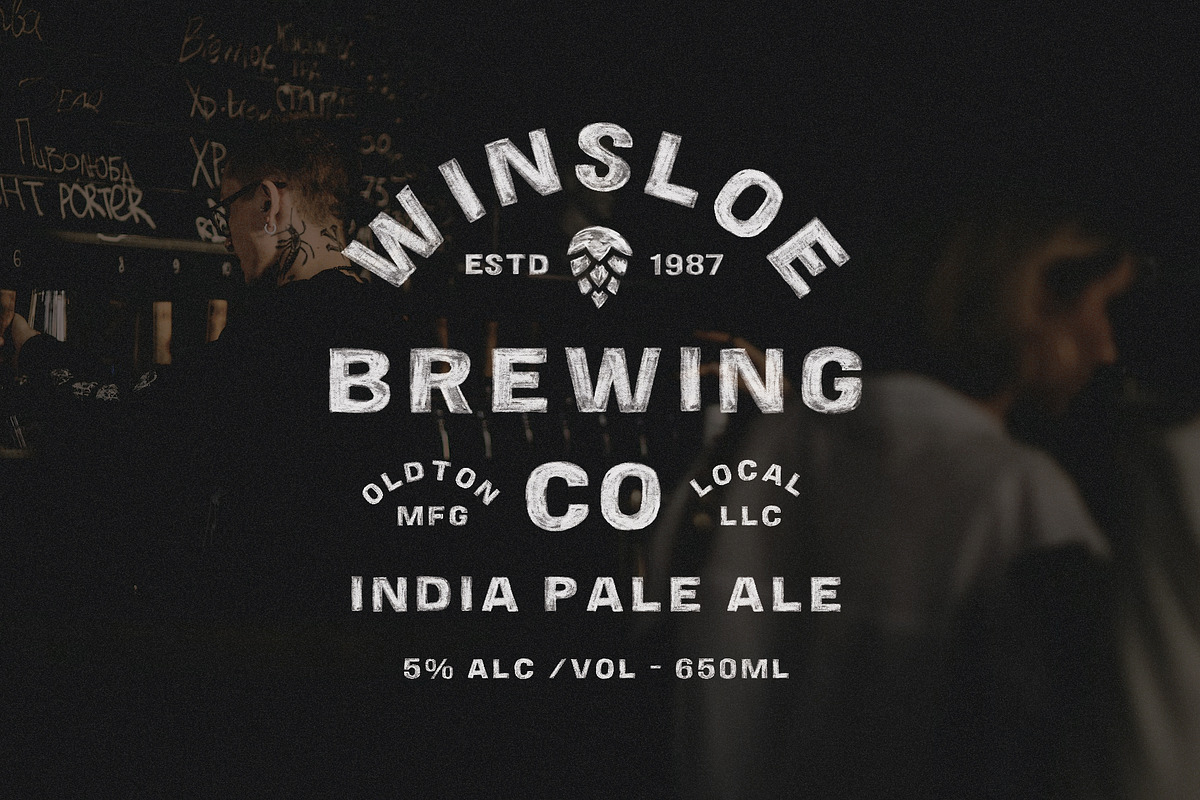 Aberford - SVG Typeface, a Handwritten Font by Hustle Supply Co. (Photo 3 of 10)