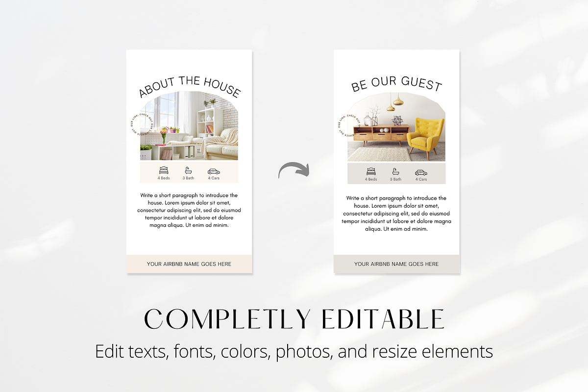 Airbnb Instagram Story Template, a Social Media Template by ShopRShop (Photo 8 of 10)