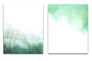Green ombre watercolor, a Texture Graphic by GraphicRain (Thumbnail 5 of 5)