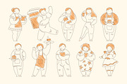 Coffee Lovers Illustration Pack, a Person Illustration by Vasya Kobelev (Thumbnail 2 of 12)