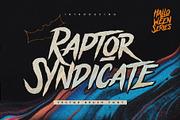Raptor Syndicate - Halloween Font, a Serif Font by giemons™ (Thumbnail 2 of 6)