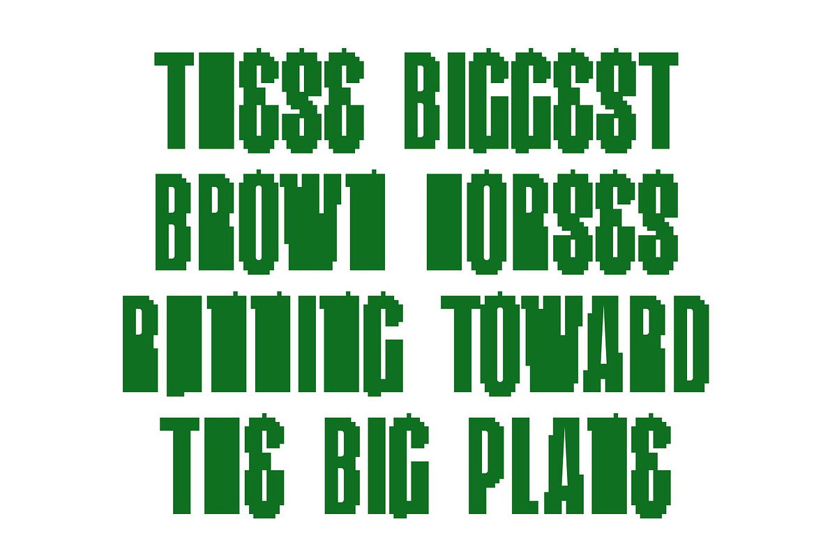 CS Claude Semipixel, a Sans Serif Font by Craft Supply Co. (Photo 5 of 8)