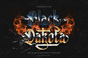 Black Dakota Typeface