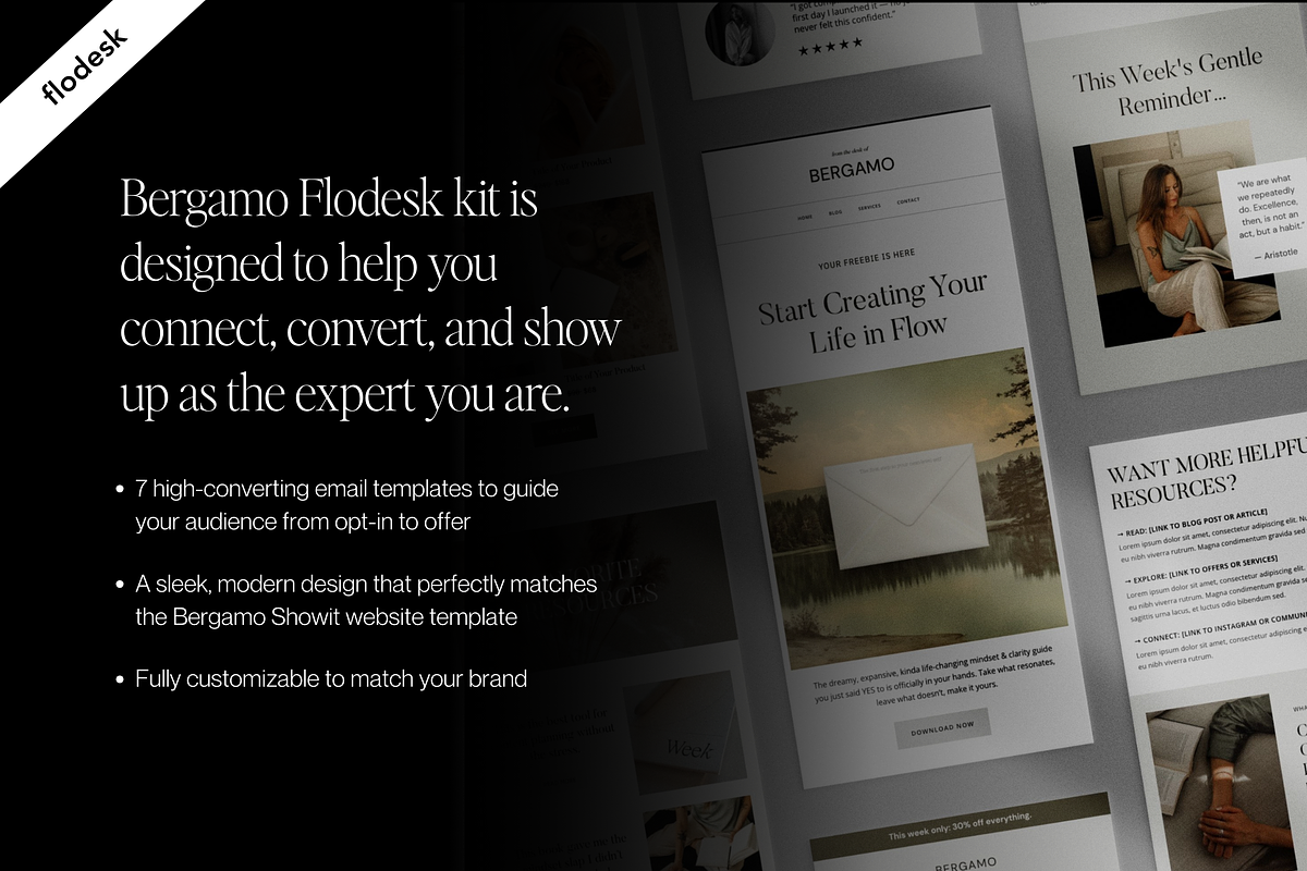 Flodesk Email Template Kit | Bergamo, an Email Template by Designorina (Photo 7 of 9)