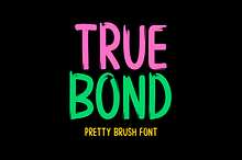 True Bond Typeface