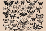 Butterfly Stamps for Procreate, a Brush Add-On by TheWhiteCatLab (Thumbnail 8 of 8)