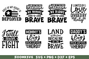 Military SVG Bundle 40 Designs, an Illustration by ZoomkSVG (Thumbnail 3 of 7)
