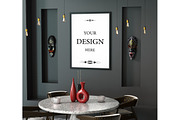 Mock up 3d ethno interior, a Print Template by Larser (Thumbnail 1 of 2)