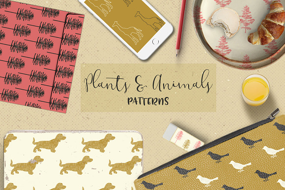 Plants And Animals patterns preview 7