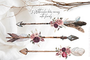 Watercolor Boho Floral Unicorn Set, a Decorative Illustration by Veris Studio (Thumbnail 10 of 15)