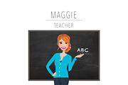 Teacher Portrait Creator | Clip Art, an Education Illustration by Lauren Lesley Studio (Thumbnail 17 of 33)