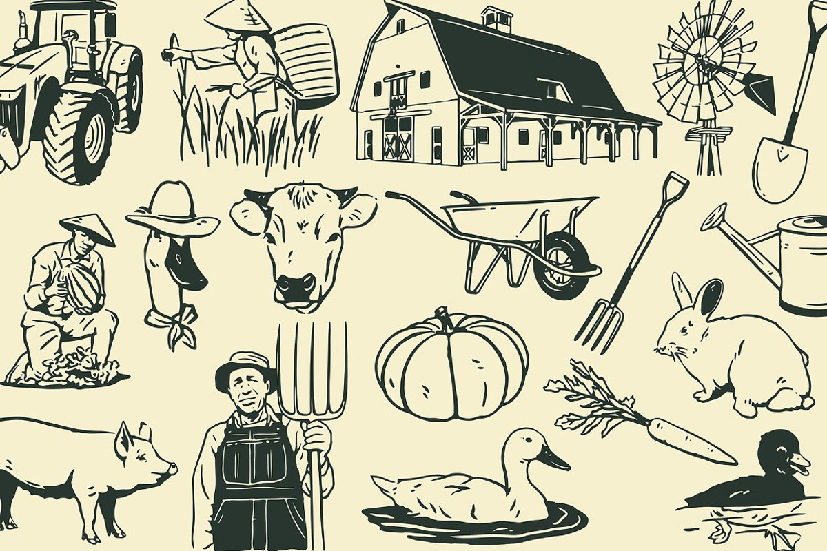 75% OFF 200 Handdrawn Illustrations, an Illustration by Megflags (Photo 8 of 20)