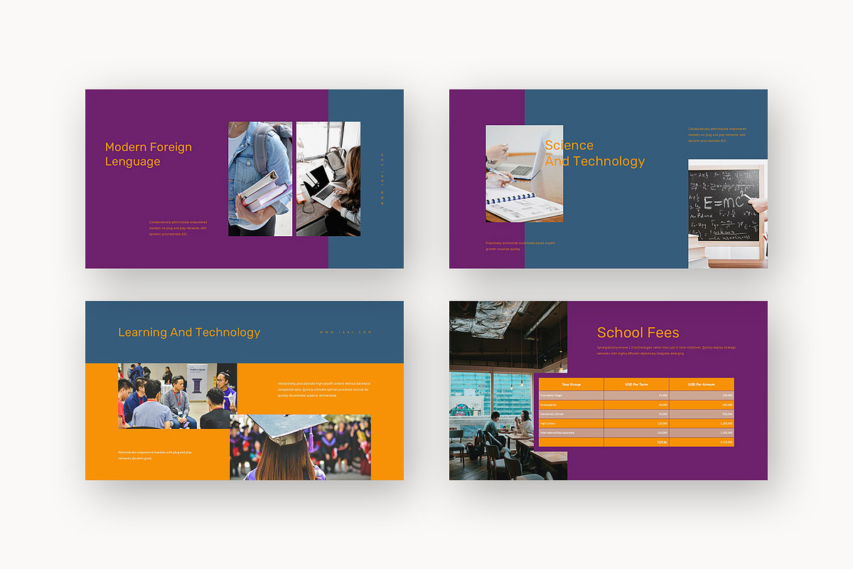 Jaki : School Profile Powerpoint, a Presentation Template by Punkl Camp (Photo 6 of 16)