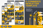 E-Commerce Email Newsletter, a Print Template by Esensifiksi.studio (Thumbnail 1 of 3)