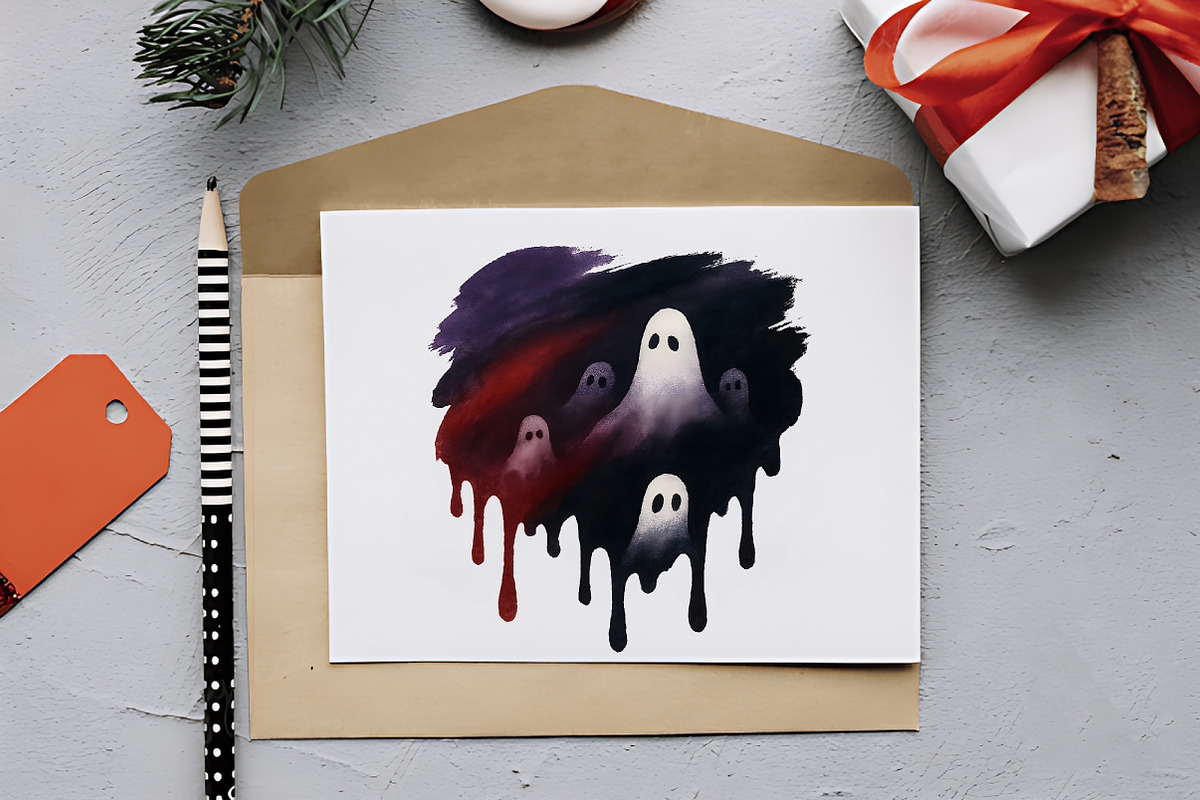 Brushstroke Halloween PNG Clipart, an Illustration by RobertsArt (Photo 2 of 8)