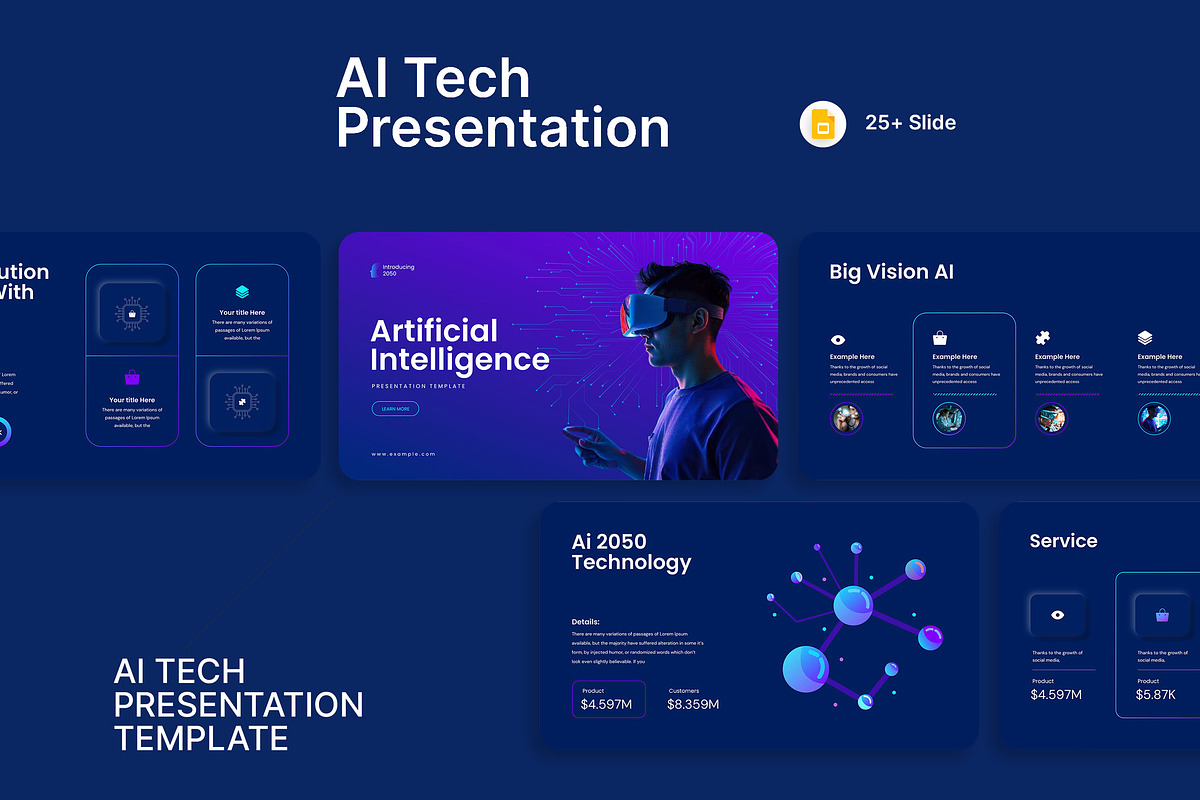 Artificial intelligence Presentation, a Presentation Template by S A N D Y (Photo 3 of 5)