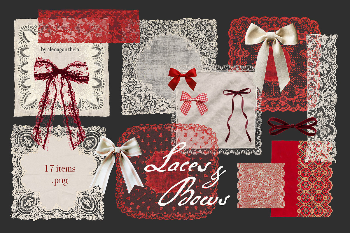 Maison Rouge – Vintage Red Ephemera, an Object Graphic by alenaganzhela (Photo 7 of 9)