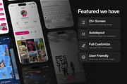 Flick - Social Media UI KIT, a Device Mockup by Odama (Thumbnail 2 of 6)