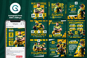 American Football Social Media Pack, a Social Media Template by Geelator Studio (Thumbnail 2 of 5)
