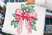 Christmas Line Art Png- Bow PNG, an Illustration by SinaCreation (Thumbnail 1 of 7)