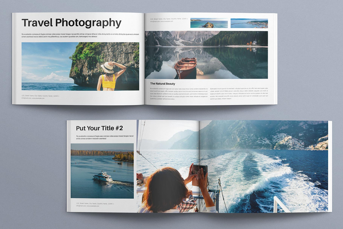 Photo Album Book Layout Landscape, a Magazine Template by E-Type (Photo 5 of 8)