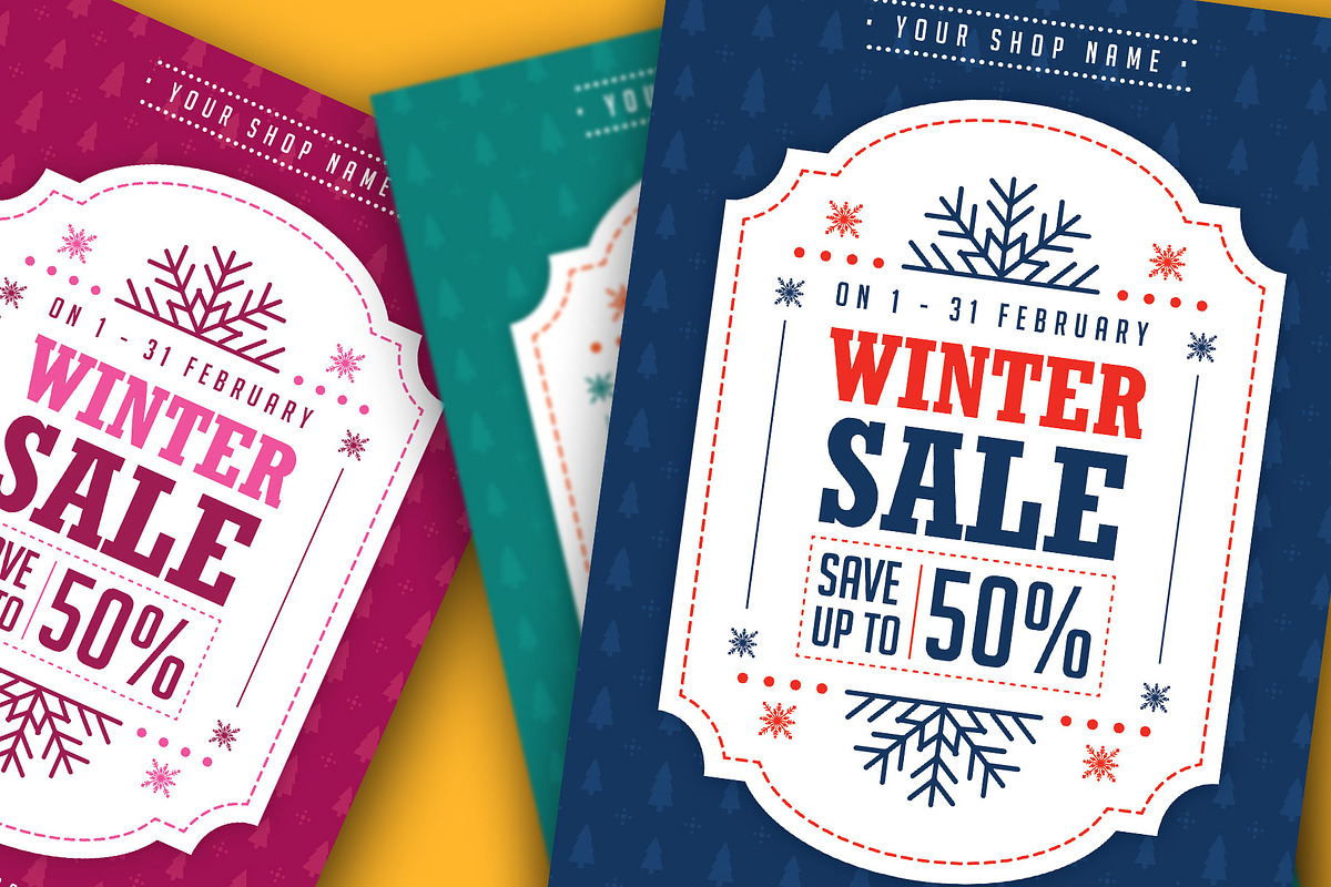 Winter Sale Flyer, a Flyer Template by Rafoz (Photo 10 of 12)