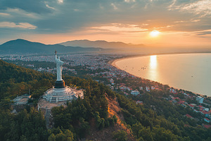 Aerial view of Vung Tau city, a Photo by Pavel_design