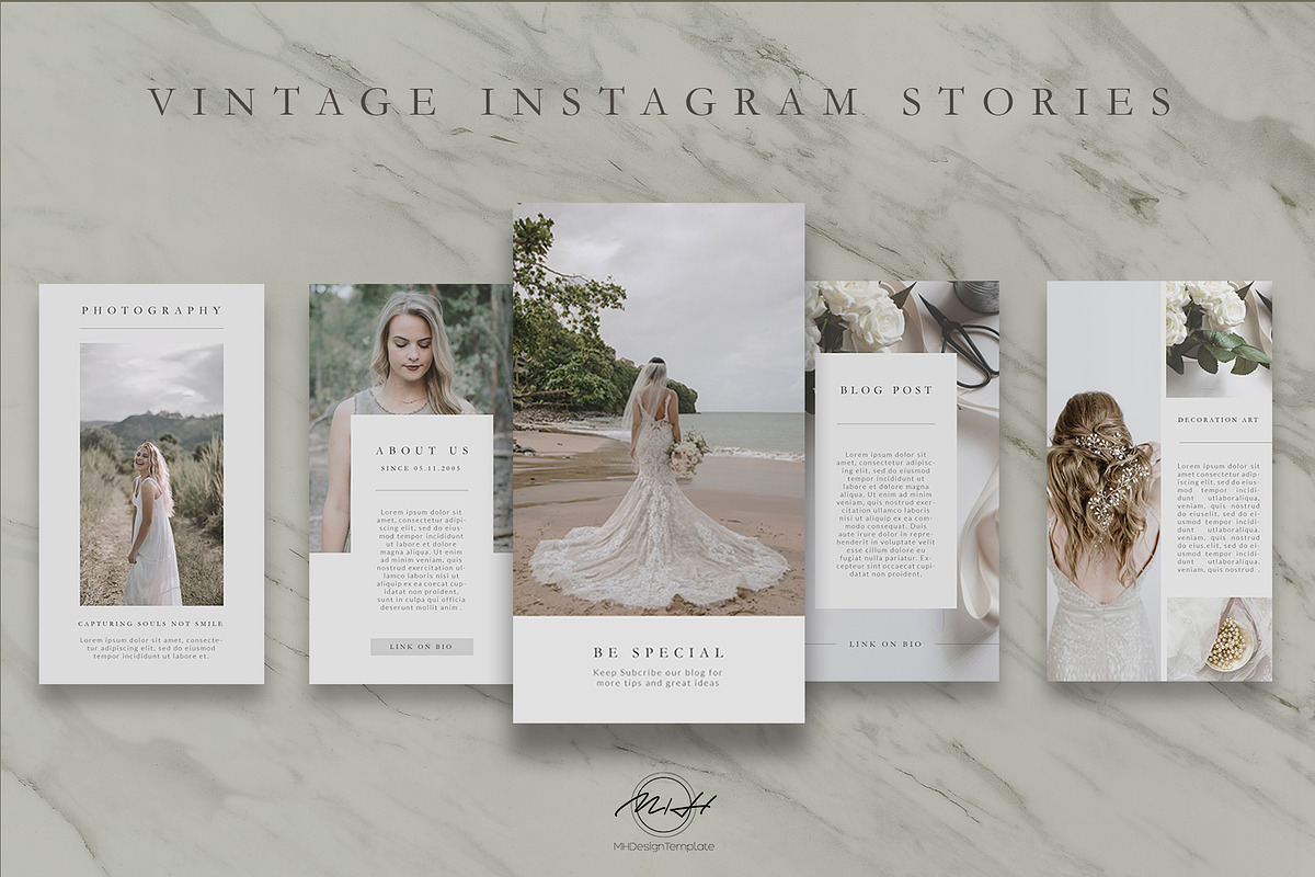 Vintage Instagram Stories Template, a Social Media Template by MH Design Template (Photo 5 of 6)