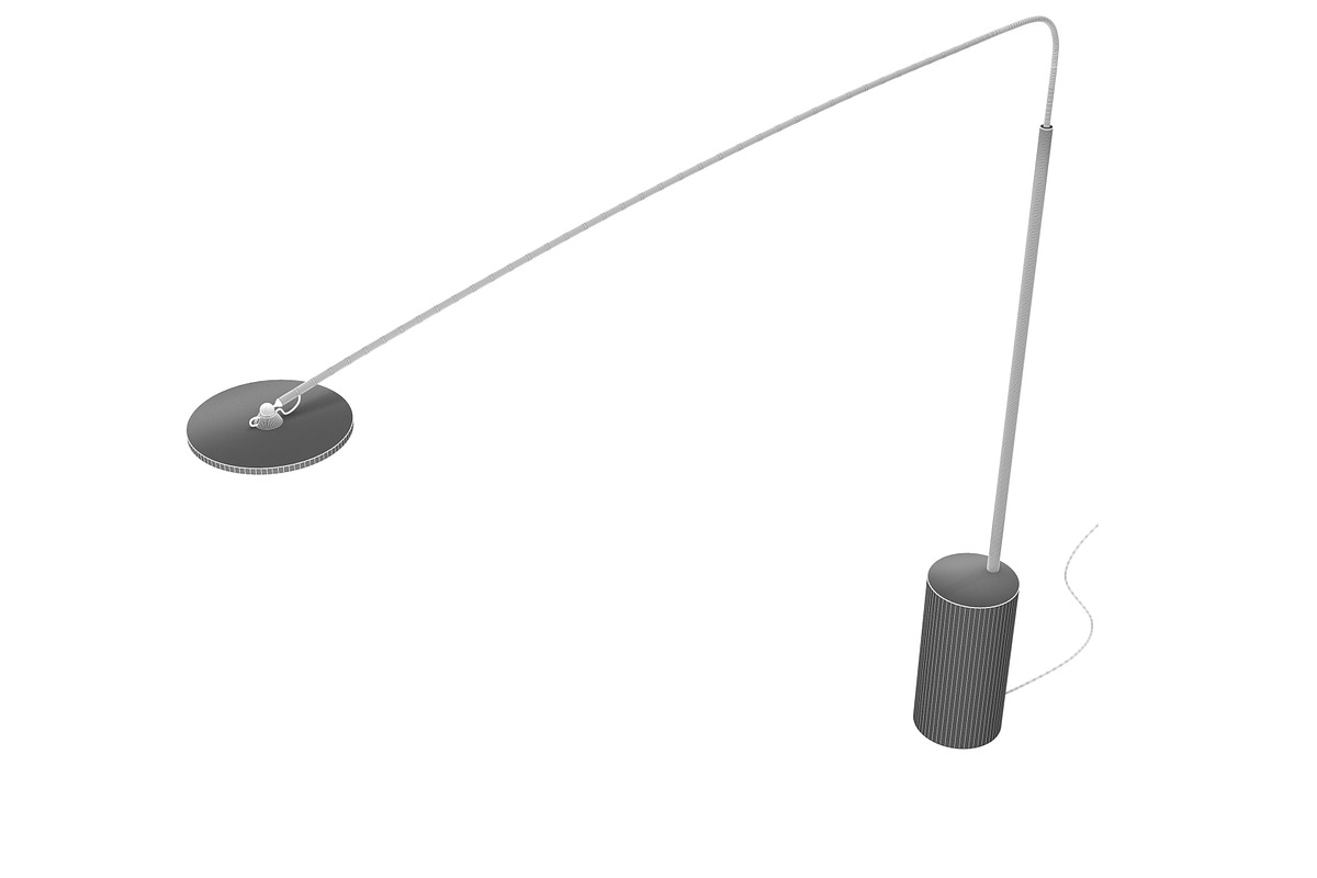 Floor Lamp Helgoland by Artemide, a Light 3D Model by Archidizer (Photo 6 of 6)