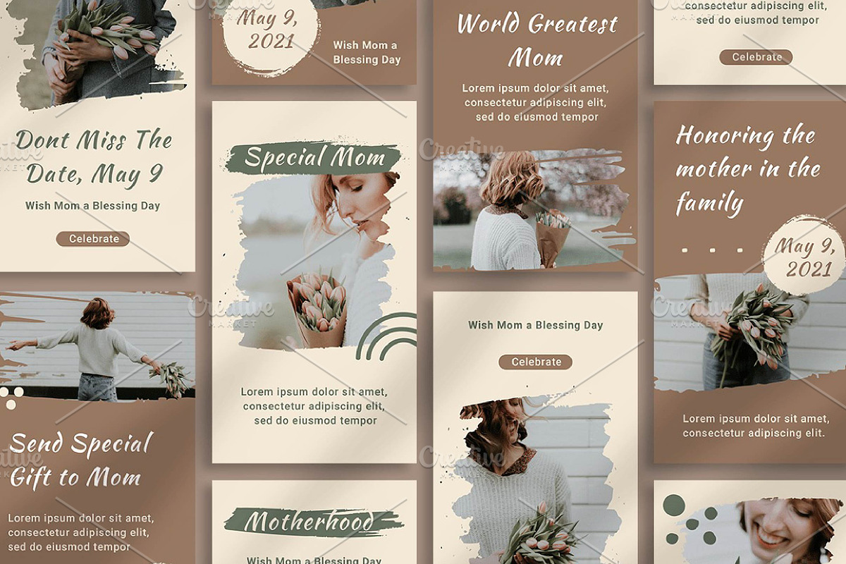 Mother's day-Instagram-stories, a Social Media Template by fashionaddict (Photo 3 of 4)