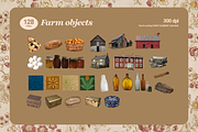 Rustic Country Life – Collage Kit, an Object Graphic by JuliBelushi (Thumbnail 4 of 9)