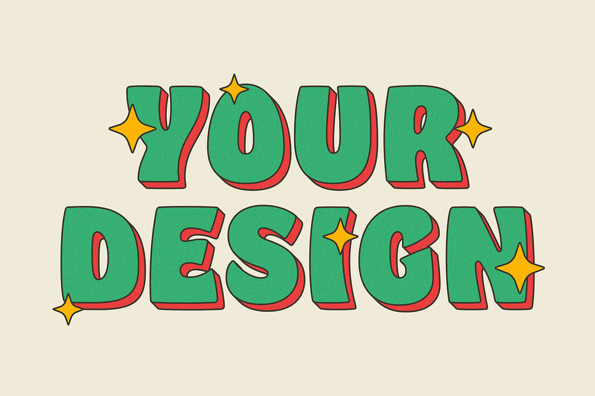 Retro 3D Volume Text & Logo Effect, a Layer Style Add-On by Design Squad (Photo 4 of 4)