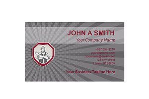 Business Card Template Butcher Meat