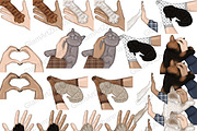 Pets Clipart, an Animal Illustration by GlamArtZhanna (Thumbnail 2 of 5)